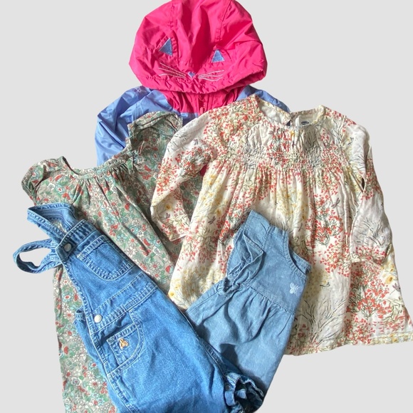 Girls Sz- 18-24 month - 5 piece Bundle- Y2K Gap,Osh Kosh Coat, Old Navy, Joe - Picture 1 of 16